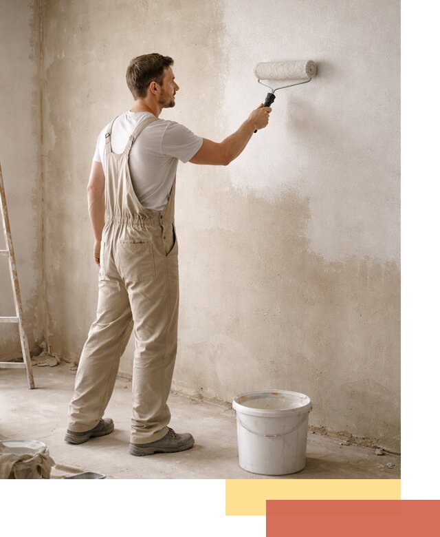 Грунтовка стен под отделку в Вятских Полянах профессиональным раствором