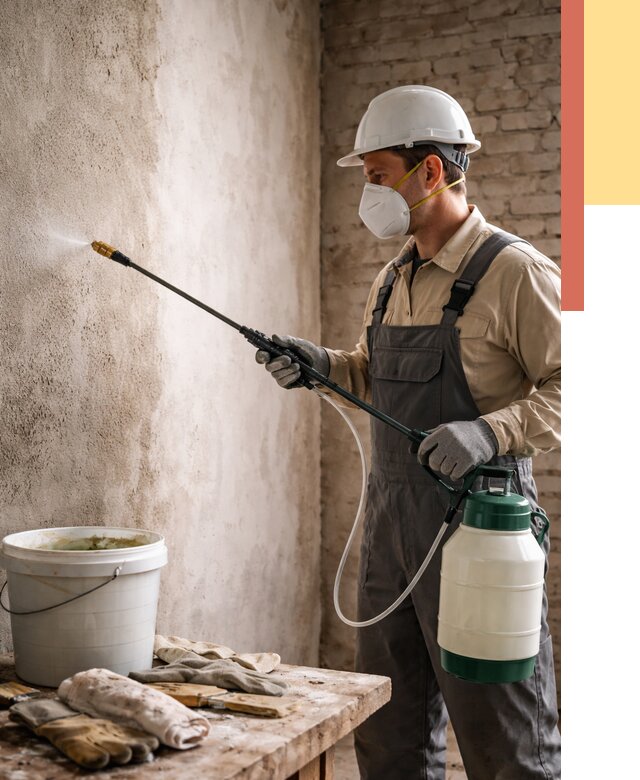 Антисептическая обработка стен в Вятских Полянах от 1218 руб. — быстро и недорого | ОТДЕЛОЧНИК-Втс