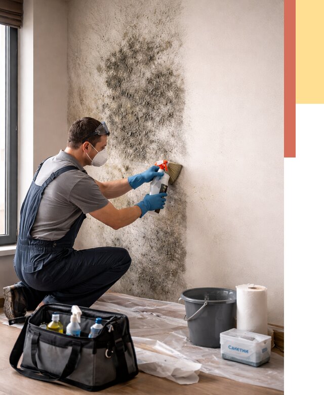 Удаление плесени со стен в Вятских Полянах от 2182 руб. — быстро и недорого | ОТДЕЛОЧНИК-Втс