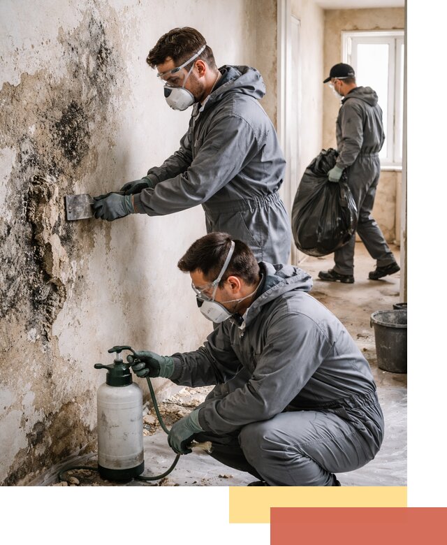 Удаление плесени со стен профессионально в Вятских Полянах