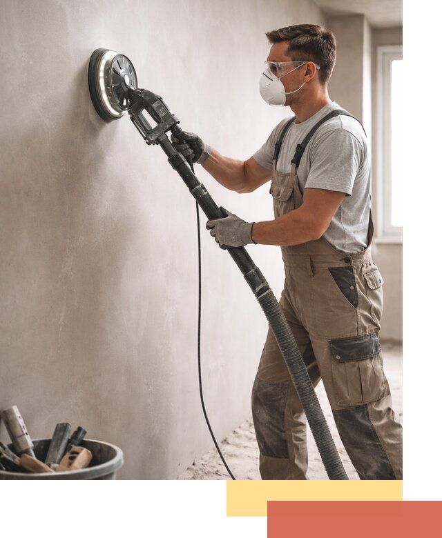 Профессиональная шлифовка стен в Вятских Полянах быстро и качественно