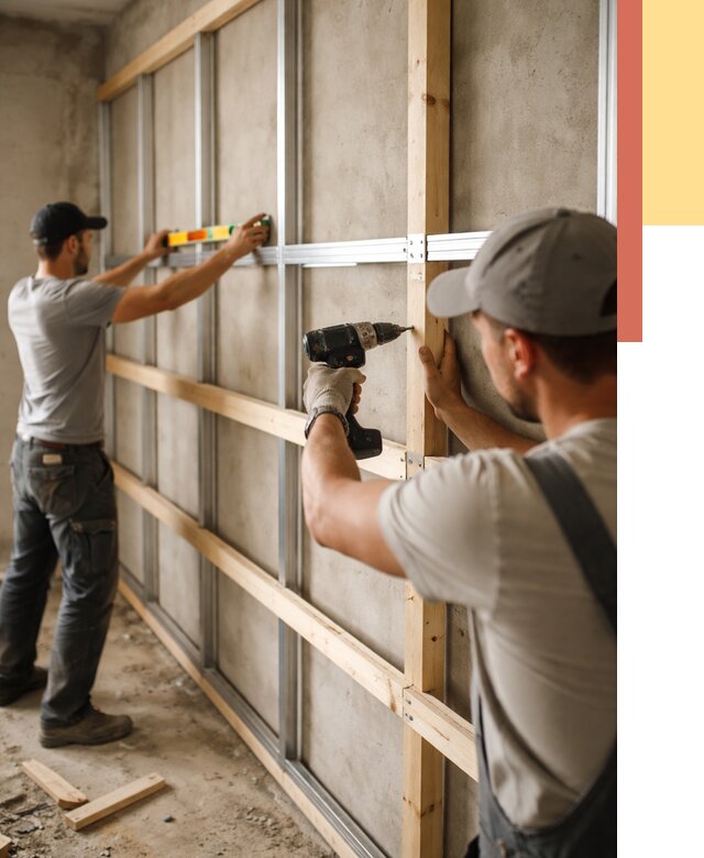 Устройство обрешетки под панели в Вятских Полянах от 2132 руб. — монтаж под ключ | ОТДЕЛОЧНИК-Втс