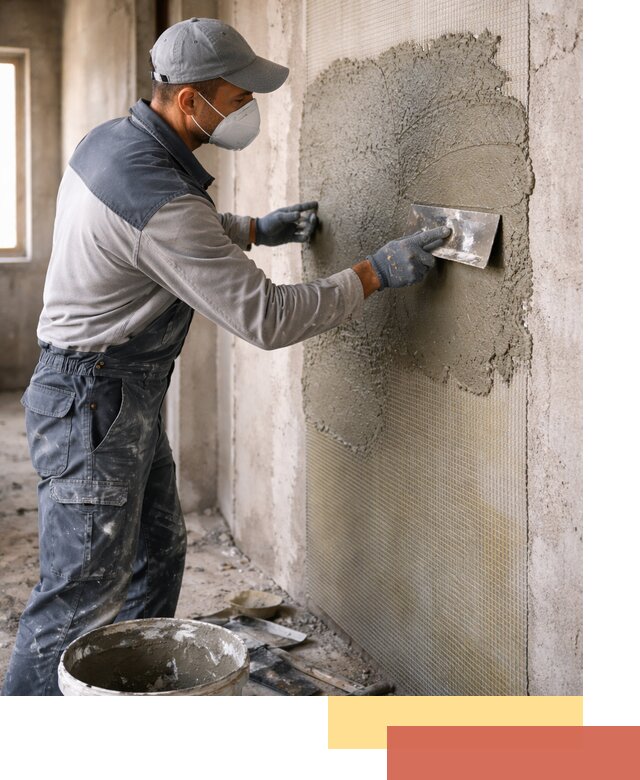 Штукатурка стен по сетке в Вятских Полянах под ключ качественно и быстро