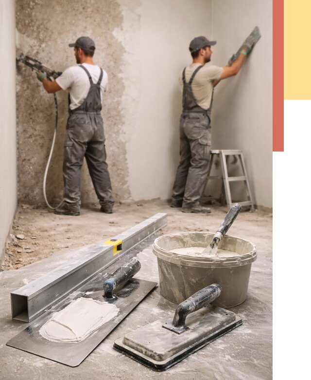 Штукатурка стен под обои в Вятских Полянах от 4568 руб./м2 — выравнивание под обои | ОТДЕЛОЧНИК-Втс