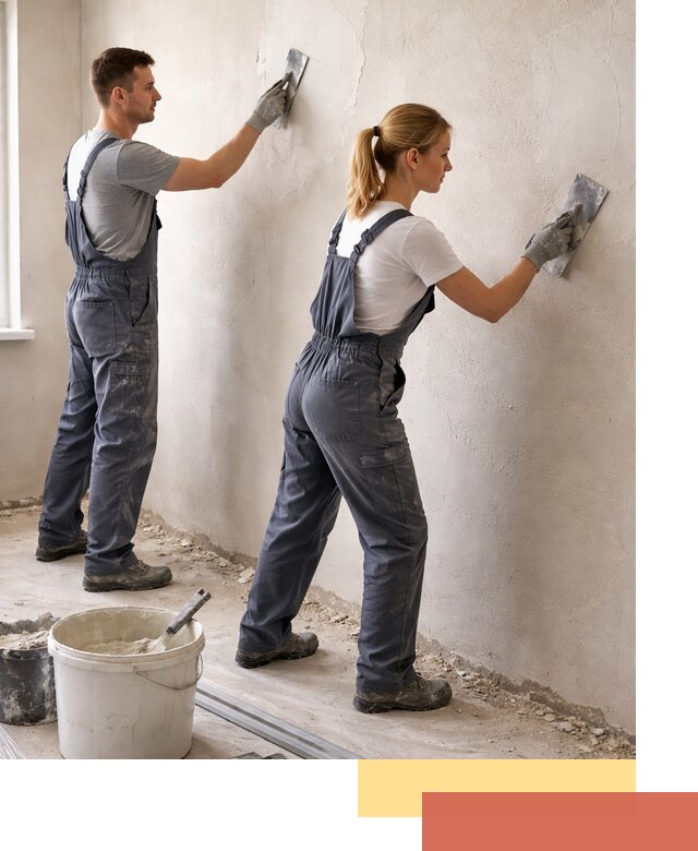 Штукатурка стен под обои в Вятских Полянах профессионально и быстро