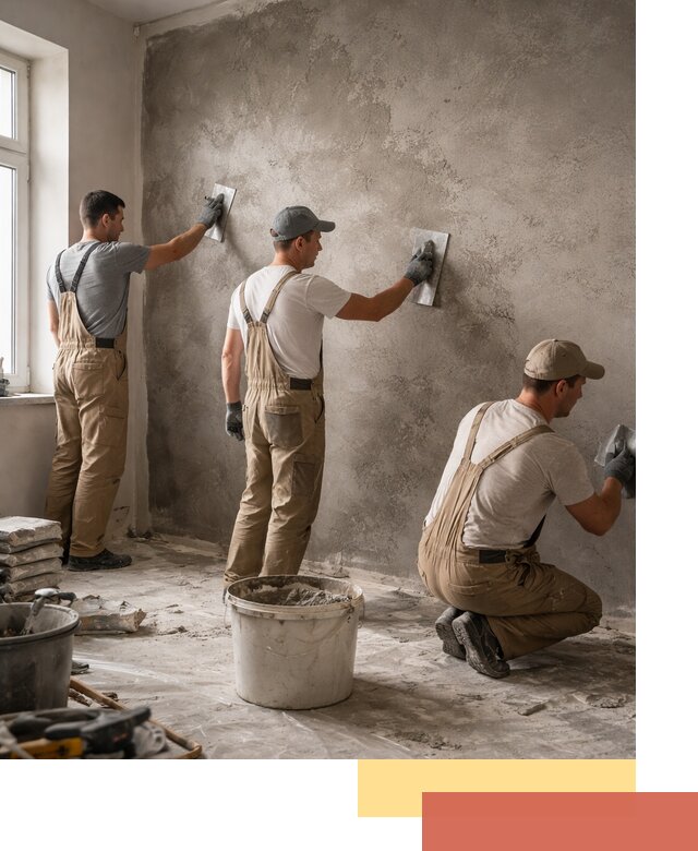 Декоративная штукатурка под бетон в Вятских Полянах для стен и потолков