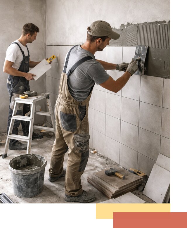 Укладка плитки на стены в Вятских Полянах профессионально и надежно