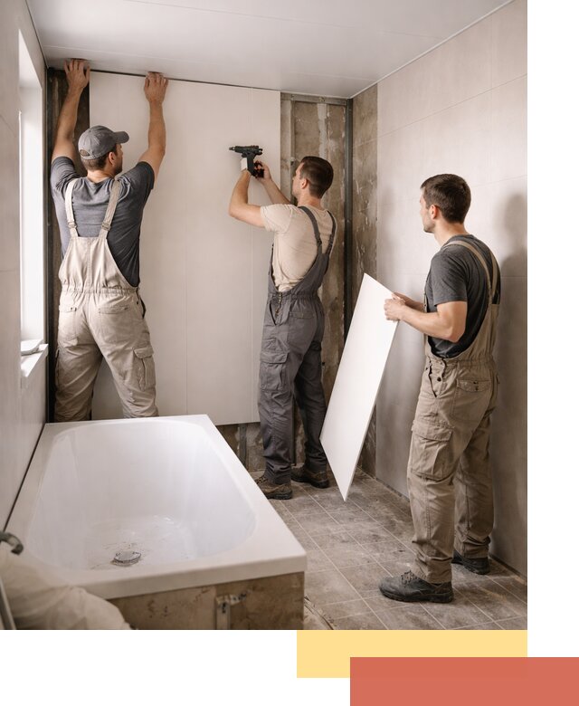 Отделка ванной панели ПВХ профессионально в Вятских Полянах