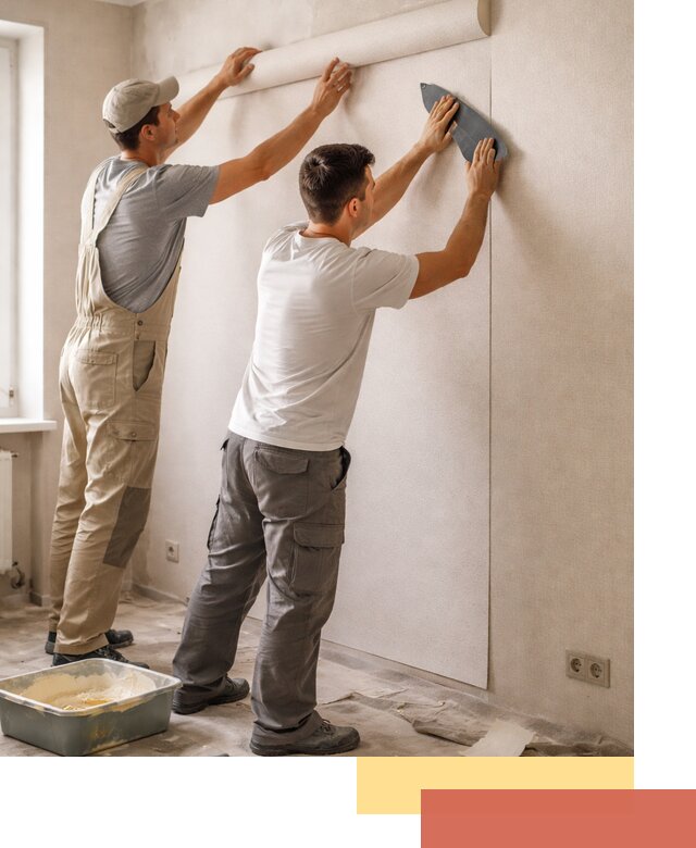 Поклейка виниловых обоев в Вятских Полянах профессионально и качественно