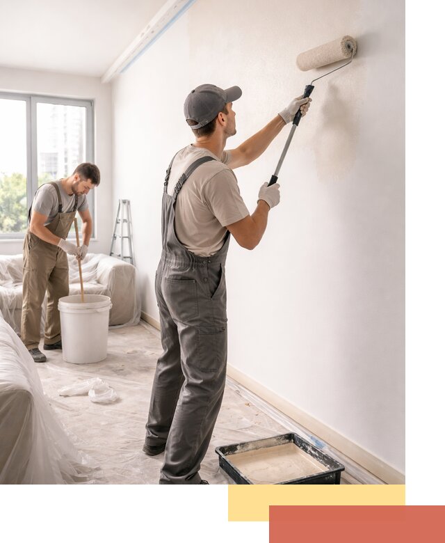 Покраска стен в офисе в Вятских Полянах — быстрый и качественный ремонт