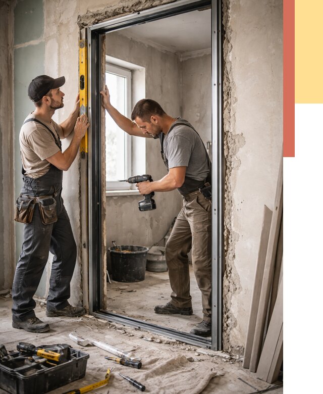 Закладка дверного проема в Вятских Полянах от 3553 руб. — быстро и недорого | ОТДЕЛОЧНИК-Втс