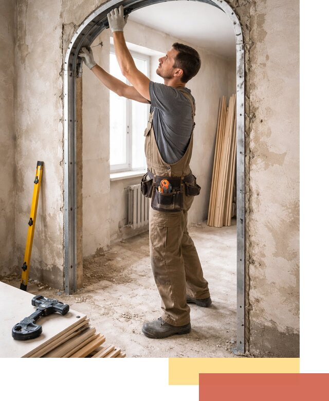 Устройство арочного проема в Вятских Полянах под ключ