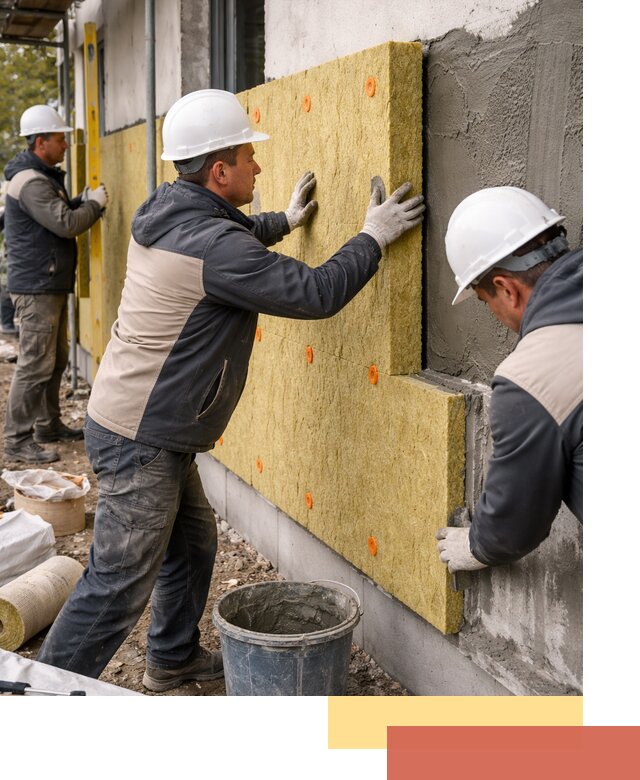 Утепление стен минватой в Вятских Полянах — тепло и звукоизоляция