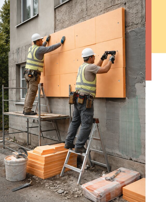 Утепление стен пеноплексом в Вятских Полянах от 1878 руб./м2 — быстро и недорого | ОТДЕЛОЧНИК-Втс