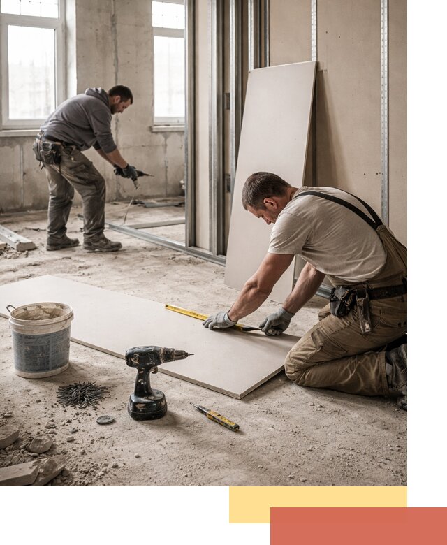 Кладка перегородок из ПГП под ключ в Вятских Полянах