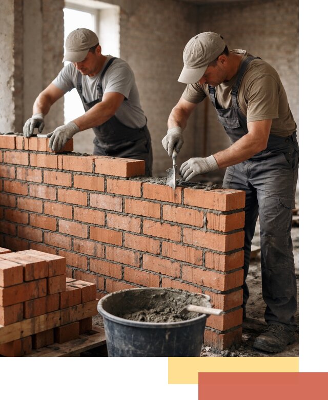 Кладка кирпичных перегородок под ключ в Вятских Полянах