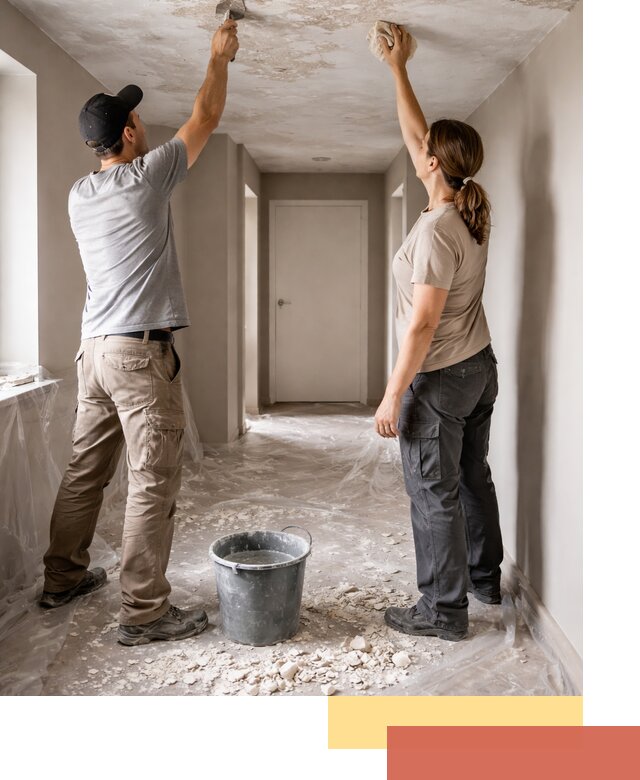 Удаление побелки с потолка в Вятских Полянах — быстро и аккуратно