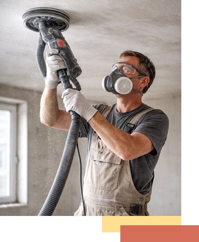 Шлифовка потолка в Вятских Полянах — качественная подготовка под отделку