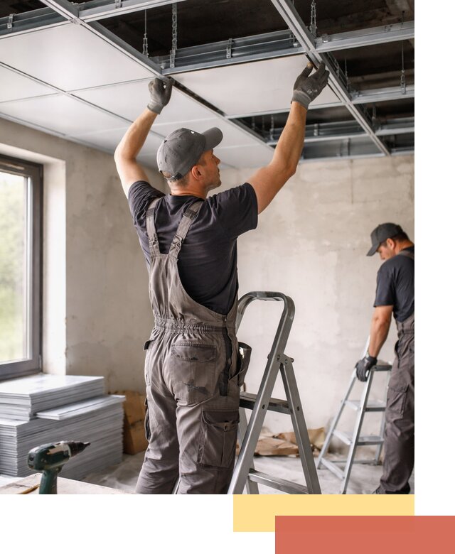 Монтаж кассетного потолка в Вятских Полянах качественно и быстро