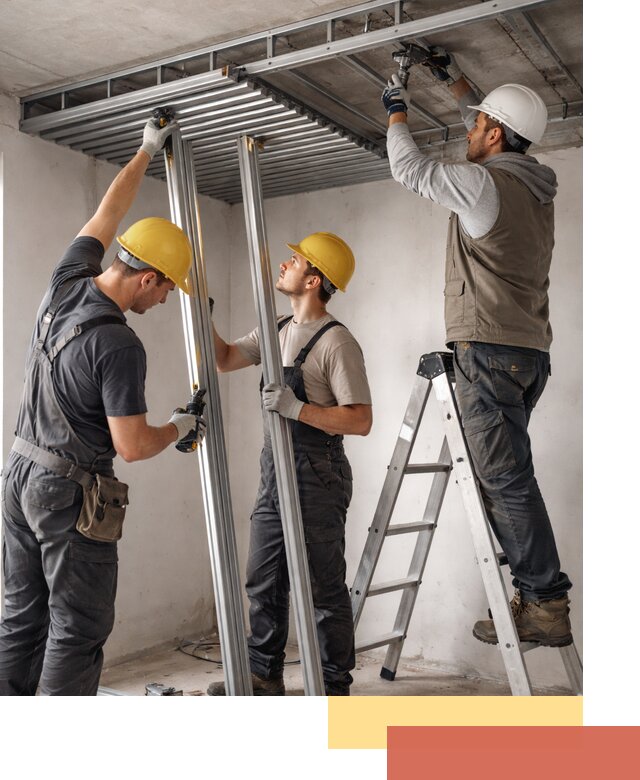 Монтаж реечного потолка под ключ в Вятских Полянах