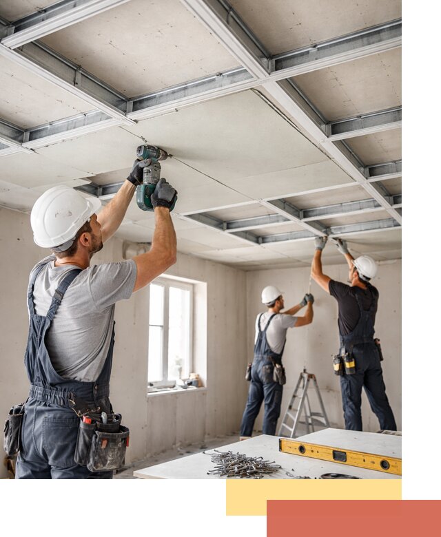 Кессонный потолок из гипсокартона под ключ в Вятских Полянах