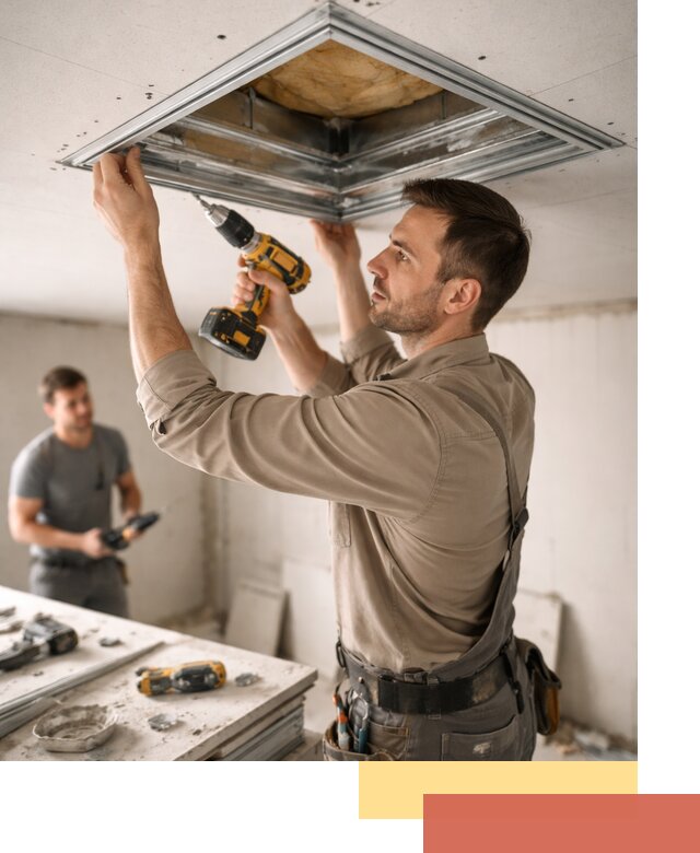 Монтаж люка в потолок из ГКЛ в Вятских Полянах