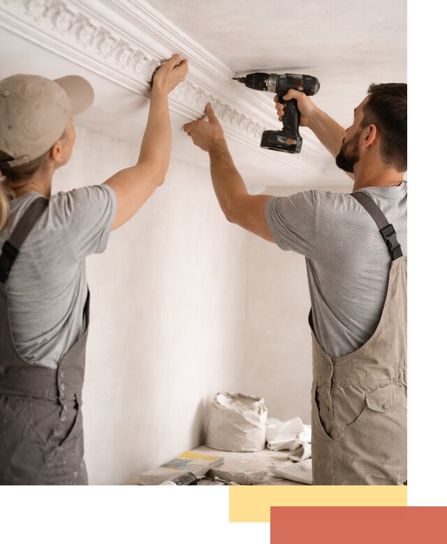 Профессиональный монтаж лепнины на потолок в Вятских Полянах