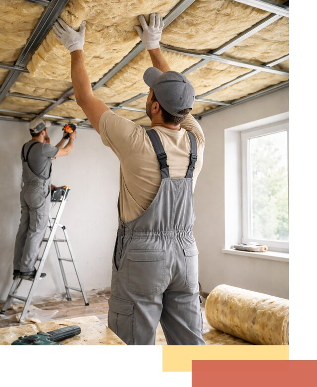 Утепление потолка под ключ в Вятских Полянах качественно и быстро