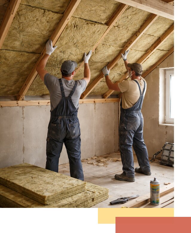 Утепление потолка минеральной ватой в Вятских Полянах